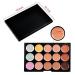 Vodisa Ultra Contour Kit - 15 Color Blemish Concealer Palette for Face Makeup - Beauty Cosmetics Cream Contour & Highlighter Palette - Buy Online on GoSupps.com