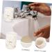 Warmhm 4 Cups Worktop Organizer - Versatile Bathroom Glass Holder & Ceramic Brush Stand - Portable Set of 4 (11x7.7x7.7cm) - Buy Online on GoSupps.com