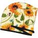 Hair Towel Wrap - Quick Drying Towel Turban with Button | Sunflowers & Butterflies Design - Buy Online on GoSupps.com