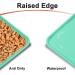 Moacc Slipproof & Waterproof Silicone Feed Mats for Dogs & Cats - 47x30cm Green Food Base | International Shipping - Buy Online on GoSupps.com