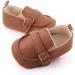 MASOCIO Baby Boys Moccasin Shoes | Soft Sole Anti-Slip Casual Flats | 12-18 Months Brown - Buy Online on GoSupps.com