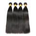 Ladiary Remy Brazilian Human Hair Bundles - Unprocessed Virgin Straight Hair Natural Smooth 400g 4 Bundles (12-18 Inch) - Premium Quality Hair for All Styles - Buy Online on GoSupps.com