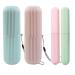 Toothbrushes etui yueser 2 pieces toothbrush toothpaste case portable travel water cup set toothbrush storage cup and 2 toothbrushes etui travel toothbrush box for camping outdoors travel