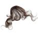 Bangs Curly Hair Bangs Clip Natural Style Black Dark Brown Light Brown Synthetic Heat-Resistant Fiber Suitable for Women for Women Curved Bangs for Daily Wear (Color : T1B/613)