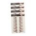 Didiseaon 4 sheets Hair-like False Brow Imitation Waterproof Fake Sticker Temporary Tattoos Eyebrows D 21x14.8cm Brown