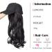 SEGO Hair Extensions with Baseball Cap - Wavy Realistic Black Wig Hairpiece | International Shipping Available - Buy Online on GoSupps.com