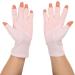 Anti UV Gloves for Gel Nail Lamp Manicure Gloves UV Protection Stretchy Breathable Fingerless Fiber Cotton Nail Lamp Gloves for Home Salon(Pink) - Buy Online on GoSupps.com