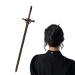 GRHOSE Ancient Style Sword Hair Chopsticks Chinese Style Hair Pin Sword Hair Sticks for Bun Hair Accessories for Women Girls Long Hair Feel Black One Size Feel Black