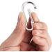 100 Mini Aluminum Carabiner Clips - D-Shaped Key Rings for Home & Hiking - Bulk Silver Keychains - Buy Online on GoSupps.com