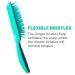 Curl Keeper Flexy Brush - Turquoise | Detangle & Clump Curls - Buy Online on GoSupps.com