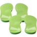 Reflexology Shoe Pads for Women & Men - Sports Correction Insoles for Foot Pain Relief & Arch Support | O Leg & Strephexopodia Fix | 22x7.5cm Green - Buy Online on GoSupps.com