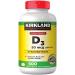 Kirkland Signature 2000 I.U. Vitamin D3 Softgels - 600 Count Bottle for Personal Health Care - Buy Online on GoSupps.com