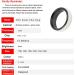 NFC White Ceramic Smart Ring for Mobile Phones - Waterproof Forum Type 2 Chip Universal Wearable Ring for Men or Women (22mm) - Buy Online on GoSupps.com