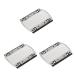 Minkissy 3st razor network made of stainless steel replacement rasier network m quinas de afeitar para hombres double-sided razor blade razor accessories shaving accessories razor network stainless steel