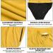 TENJOY Men's 3 Running Shorts Gym Athletic Workout Shorts with Zipper Pocket - Yellow, Small - Buy Online on GoSupps.com