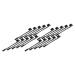Makeup Brush Set Eyelash Eyebrow Comb for Hair Coloring ABS Material
