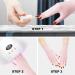 Arqumi UV Gel Nail Dryer Gloves - 2 Pairs | Anti-UV Protection for Gel Manicures | Fingerless Pink UV Gloves - Buy Online on GoSupps.com