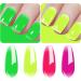 Vishine Translucent Neon Gel Nail Polish Set Fluo Nails Gel Neon Green Yellow Hot Pink Fushia Gel Polish 4 Colors Soak Off LED Gel Nail Kit Halloween Nails Nail Art Manicure Gifts for Women C026 Set C026 - Buy Online on GoSupps.com