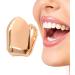 Gold Caps for Teeth - 14k Gold Finish Gold Tooth Caps | Small Single Tooth Top Gold Plated Single Tooth Caps Plain Single Tooth Caps for Stylish and Eye Catching Look Rose Gold - Buy Online on GoSupps.com