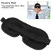 3D Sleeping Eye Mask - Premium Shade Cover for Restful Sleep | Travel Eye Patch & Blindfold Aid for Home & Office - Buy Online on GoSupps.com