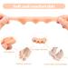 Emperoch Silicone Toe Spreaders - 2 Pairs for Hallux Valgus Correction & Toe Protection | 7x1.5 cm (Nude) - Shop Now! - Buy Online on GoSupps.com