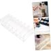 Housoutil Eye Shadow Storage Box Clear Cosmetic Case Makeup Stand Organizer Makeup Pallet Countertop Organizer - Buy Online on GoSupps.com