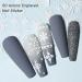 5D Embossed Snowflake Nail Art Sticker Decals - Christmas Winter Design - Self-adhesive Decorations - 4 Sheets - Buy Online on GoSupps.com