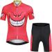 Children's Cycling Jersey Set for Boys & Girls | YFPICO Short Sleeve Bike Jersey & Shorts with Seat Pad - Red (Size 104-110) - Buy Online on GoSupps.com