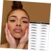 FOMIYES 6 Sheets Pairs Black Stickers Waterproof Eyebrow Template Modify 4 Stickers - Buy Online on GoSupps.com