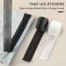 LELE LIFE 32.8ft Self-Adhesive Pants Hem Tape - Permanent Washable Iron-On Clothing Tape for Pants, Jeans & Clothes - Black - Buy Online on GoSupps.com