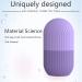 Joyeee Silicone Ice Face Roller for Skin Care - Shrink Pores, Anti-Wrinkle, Reduce Puffiness, Improve Elasticity - Striped Purple - Buy Online on GoSupps.com