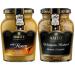 Maille Honey Mustard 230g With Maille Wholegrain Mustard 210g (2 Pack Mixed Bundle)