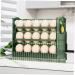 Healvian Egg Storage Box Eggs Egg Holder for Fridge Egg Organizer Egg Preservation Tray Crisper Side Door Green 26X20X10CM - Buy Online on GoSupps.com