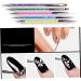 minkissy Sets Stippling Pen Stipple Pen Reusable Nail Art Tools Stainless Steel Nail Art Tools Kit De Manicura Nail Dotting Pen Uv Gel Pen Manicure Pull Pen Nail Brush Paint Pen - Buy Online on GoSupps.com
