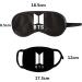 JinYu BTS Sleep Eye Mask Set - Soft Sleeping Mask for Men and Women - Buy Online on GoSupps.com