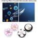 ARTIBETTER 2 Pairs Contact Lens Box Kit | Rhinestone Flower Pattern Travel Case | Portable Storage for Lenses - Buy Online on GoSupps.com