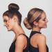 Kitsch Large Hair Donut Bun Maker - Perfect for All Hair Types | Versatile Styling Tool for Kids & Ballet | Magic Sock Bun in Brown - 1pc - Buy Online on GoSupps.com