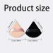 25 Washable Triangle Makeup Puffs Reusable Loose Powder Makeup Puffs Dry and Wet Sponge Puffs Used for Powder and Melting Women and Women Cosmetics - Buy Online on GoSupps.com