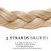 SEGO Hair Extensions: Adjustable Braid Headband - Honeyblond & Bleich Blond - Elastic Stretch Beauty Accessory for Women - Buy Online on GoSupps.com