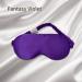 SIlk Sleep Mask for Women/Men/Girls | 100% Mulberry Silk Blackout Blindfold - Fantasy Violet - Buy Online on GoSupps.com