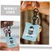 6pcs Keychain Glasses Cleaning Cloths - Screen Wipes for Phones Cameras & Lenses - Assorted Colors - Compact 4.5x4.0cm - Buy Online on GoSupps.com