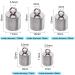 UNICRAFTALE Stainless Steel Cord Ends - 50pcs, 5 Sizes Smooth Tube Caps for Jewelry Making - Metal Color, 6/7/8/9/10mm - Buy Online on GoSupps.com