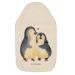 Mr. & Mrs. Panda heat bottle penguin hug - gift children's heat bottle heat bottle cover lovers seabird heat bottle with cover white