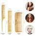 BestFire 6 in 1 Hair Brush Comb Set - Bamboo Handle with Bristles for Men and Women - Includes Tail Comb, Tooth Comb, Double Head Comb, and 3 Air Cushion Massage Brushes - Buy Online on GoSupps.com