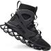 MrLin Men's Running Shoes - Non Slip Athletic Tennis Walking Blade Sneakers - Size 11, Black & White - Buy Online on GoSupps.com