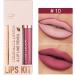 Matte Nude Lip Liner and Lipstick Makeup Set Matte Liquid Lipstick/Nude Lip Stain High Pigment Lipstick & Lipliner Pencil for Women Smooth Lip Color Makeup (10) - Buy Online on GoSupps.com