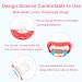 Bexdug Orthodontic Pacifier for 6-18 Months | Funny Mustache Design | Perfect Gift for Boys & Girls | International Shipping Available - Buy Online on GoSupps.com