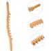 Clispeed 3ST Roll Rod with 20 Balls - Wooden Back & Forearm Massage Tool | Gua Sha Multi-Function Fitness Roller - Buy Online on GoSupps.com