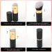 Retractable Makeup Brush 2 Piece Kabuki Brush Foundation Brush Travel Blush Brush Angled Cosmetic Brush Portable Powder Brush with Cover Flat Top Bronzer Brush with Aluminum Handle - Buy Online on GoSupps.com