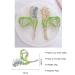 Blue Lily of the Valley Large Flower Hair Claw Clip for Women - Strong Metal Non-Slip Hair Clip for Thick and Thin Hair - Acetate Hair Accessories - Buy Online on GoSupps.com